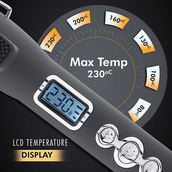 VEGA PROFESSIONAL Pro Cera Curls 25mm Curling Tong VEGA PROFESSIONAL