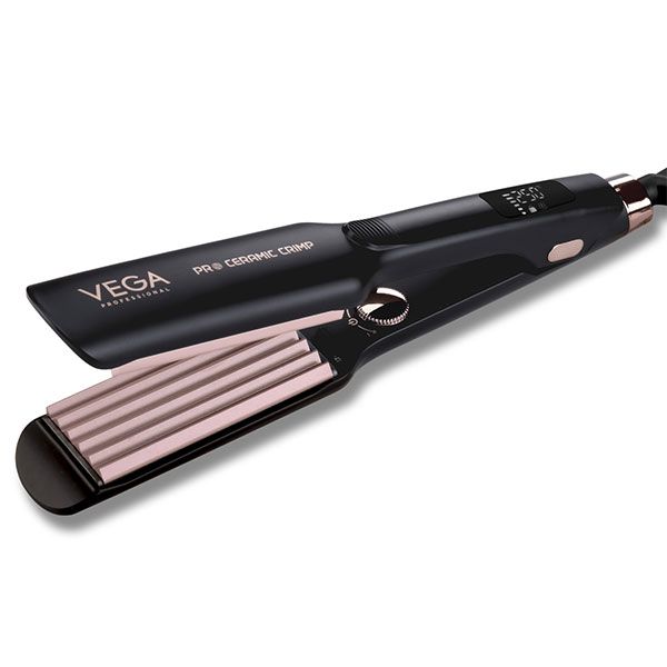 VEGA PROFESSIONAL Pro Ceramic Crimp Ceramic Hair Crimper -BLACK VEGA PROFESSIONAL