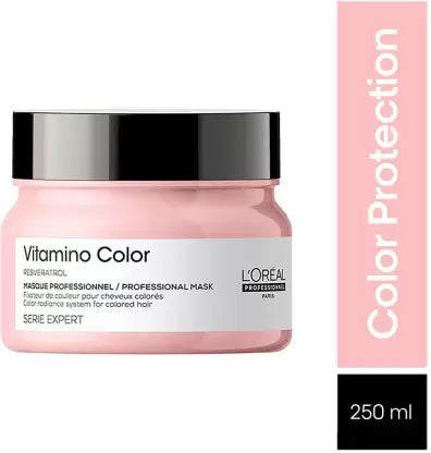L’Oréal Professionnel Vitamino Color Hair Mask with Resveratrol for Color-treated Hair, Serie Expert, 250gm L'OREAL PROFESSIONNEL