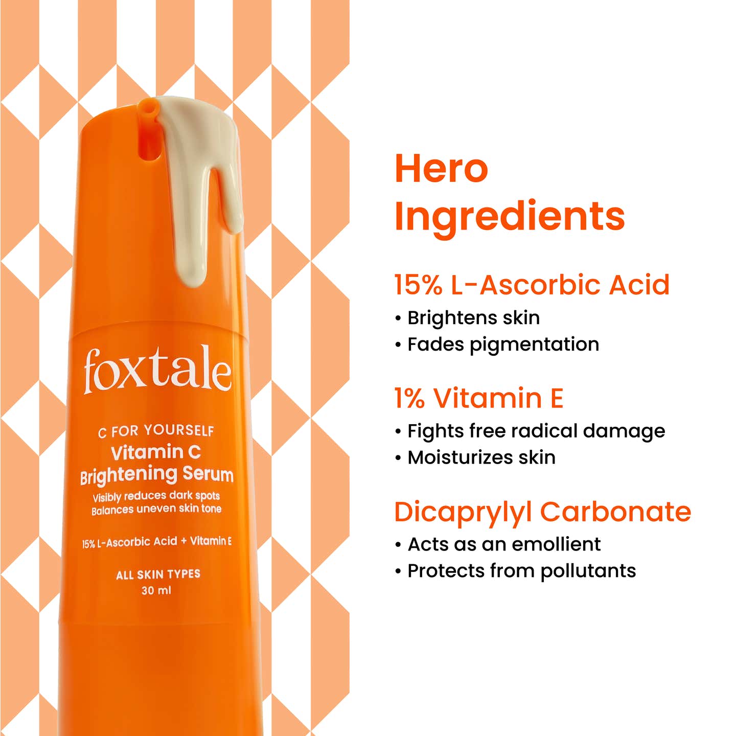 FOXTALE VITAMIN C BRIGHTRNING SERUM 30ML FOXTALE