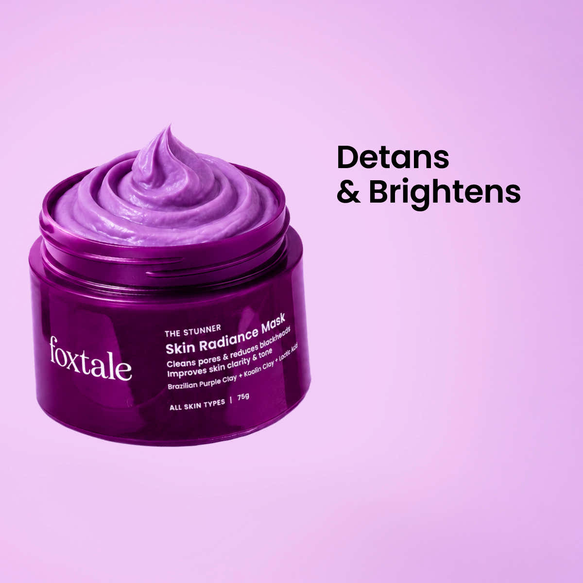 foxtale Skin Radiance De-Tan Mask 75g FOXTALE