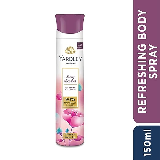 YARDLEY LONDON Spring Blsosom Refreshing Body Spray Freeseia & Water Iris 1.50 ml YARDLEY LONDON