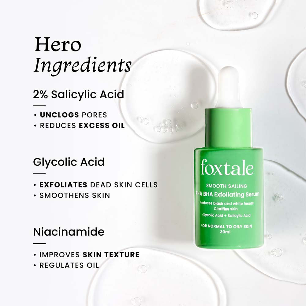 FOXTALE AHA BHA EXFOLIATING SERUM 30ML FOXTALE