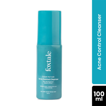 Foxtale Acne Control Cleanser with Salicylic Acid & Niacinamide | 100ml FOXTALE