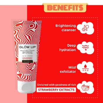 Glow Up Strawberry Face Wash 75g Glow Up