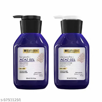 Beauty Garage Pure & Expert Acai Oil Shampoo + Conditioner (Pack of 2) 300ml Beauty Garage