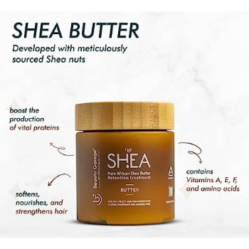 BEAUTY GARAGE PROFESSIONAL Pure African Shea Butter Butter 250ml Beauty Garage