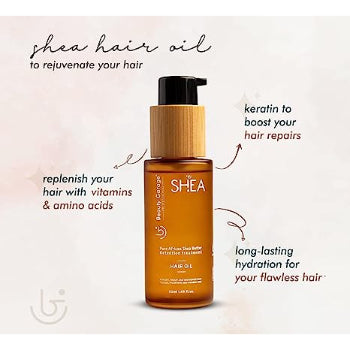 BEAUTY GARAGE PROFESSIONAL Pure African Shea Butter Hair Oil 50ml Beauty Garage