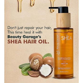 BEAUTY GARAGE PROFESSIONAL Pure African Shea Butter Hair Oil 100ml Beauty Garage