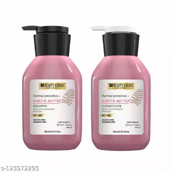 Beauty Garage Pure & Expert Karite Butter Shampoo + Conditioner (Pack of 2) 300ml Beauty Garage