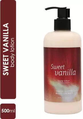 Body Luxuries Sweet Vanilla Body Lotion  (500 ml) BODY LUXURIES