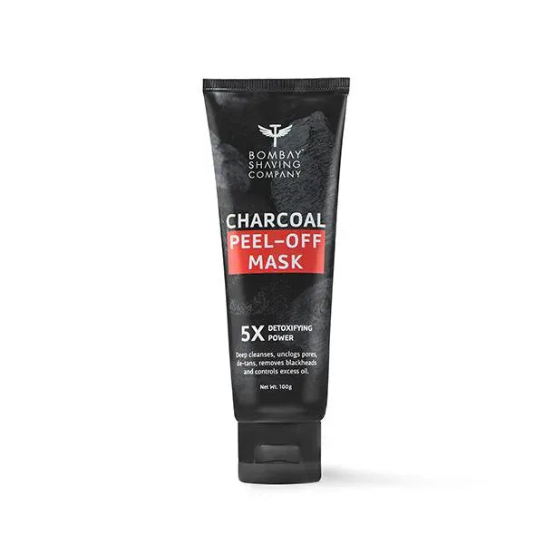 Bombay Shaving Company Charcoal Peel Of Mask With Kaolin Clay & Tea Tree Oil 100g Bombay Shaving Company