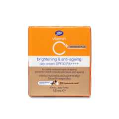 Boots Vitamin C Advanced Plus Brightening & Anti-Ageing  Day Cream SPF 30 PA+++ 18ml Boots