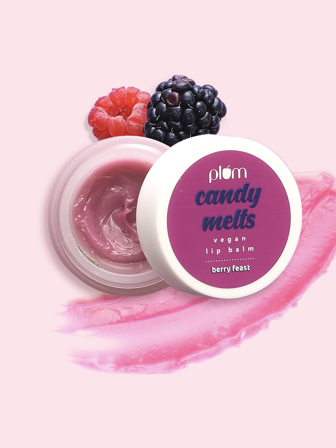 Plum Candy Melts Vegan Lip Balm | Berry Feast PLUM