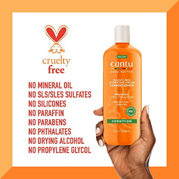 Cantu Shea Butter For Natural Hair Sulphate-Free Hydrating Cream Conditioner 400ml Cantu