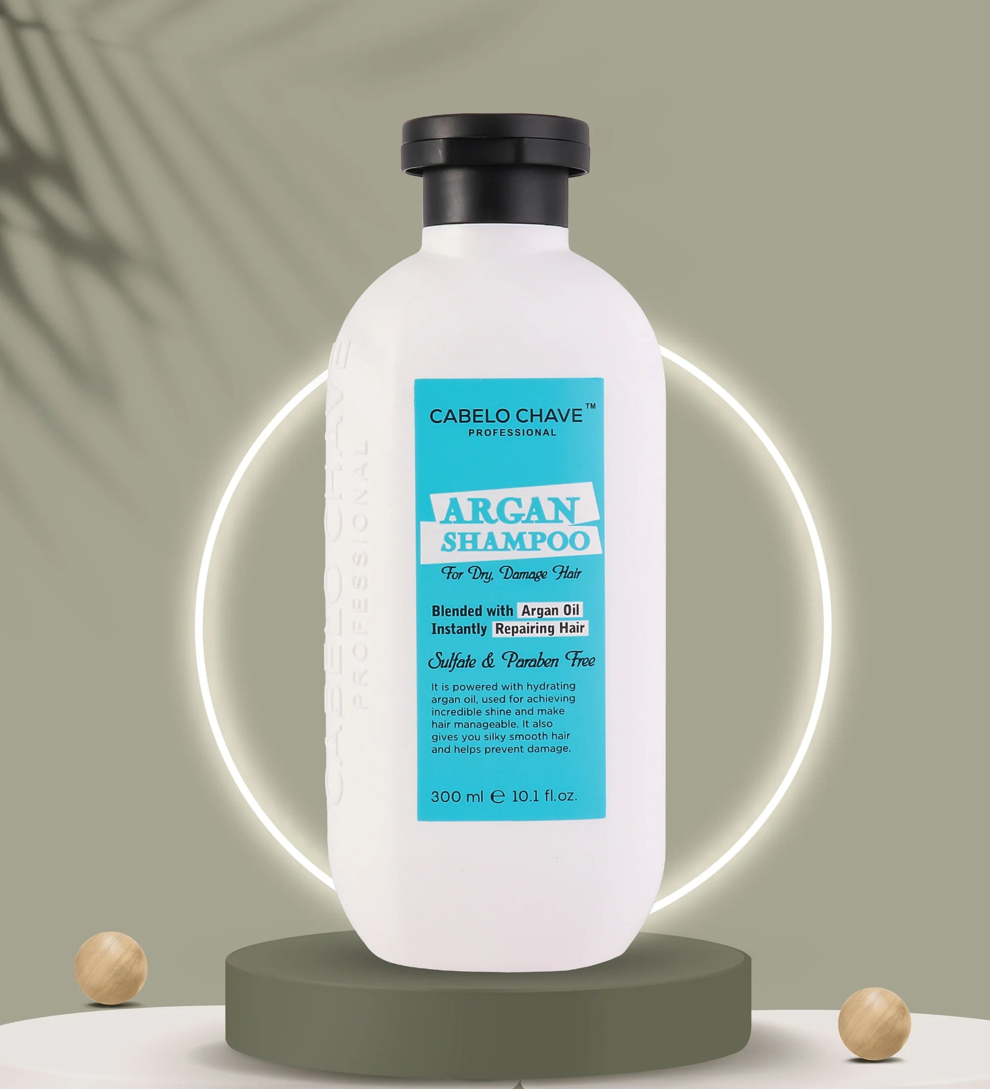 CABELO CHAVE PROFESSIONAL Argan Oil  Shampoo Dry Damage Hair 300 ml CABELO CHAVE PROFESSIONAL
