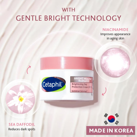 Cetaphil Bright Healthy Radiance Brightening Day Protection Cream 50g Cetaphil