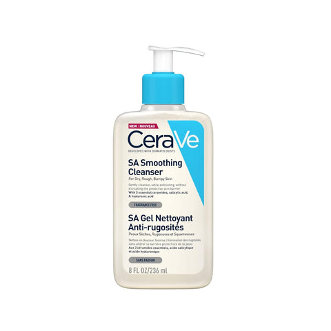 CeraVe SA Smoothing Cleanser Gel Nrttoyant Anti-Rugosites Fragrance Free  236 ml Cerave
