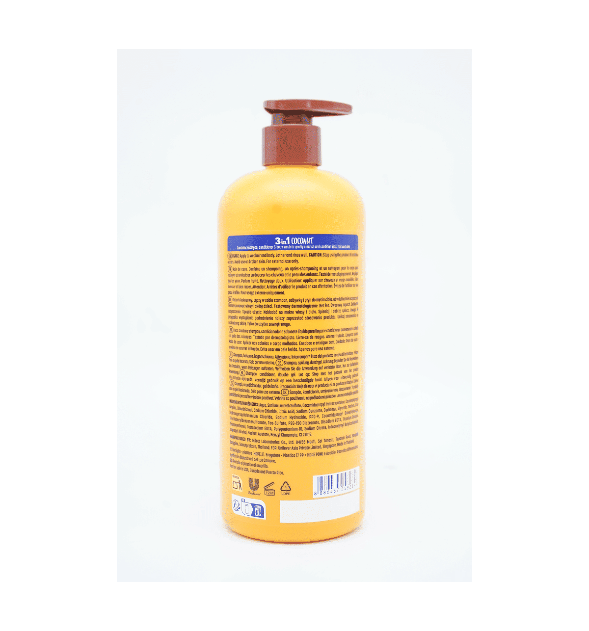 Suave Kids 3-in-1 Coconut Splash Shampoo + Conditioner + Body Wash, 700ml Suave