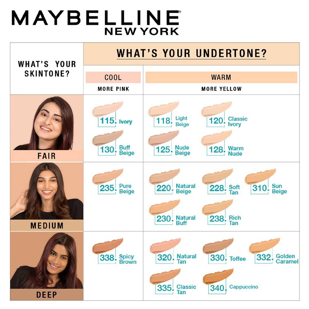Maybelline New York Fit Me Matte + Poreless 16H Oil Control Foundation With SPF 22 Beauty Bumble