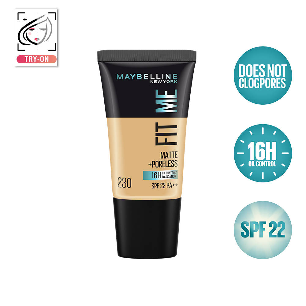 Maybelline New York Fit Me Matte + Poreless 16H Oil Control Foundation With SPF 22 Beauty Bumble