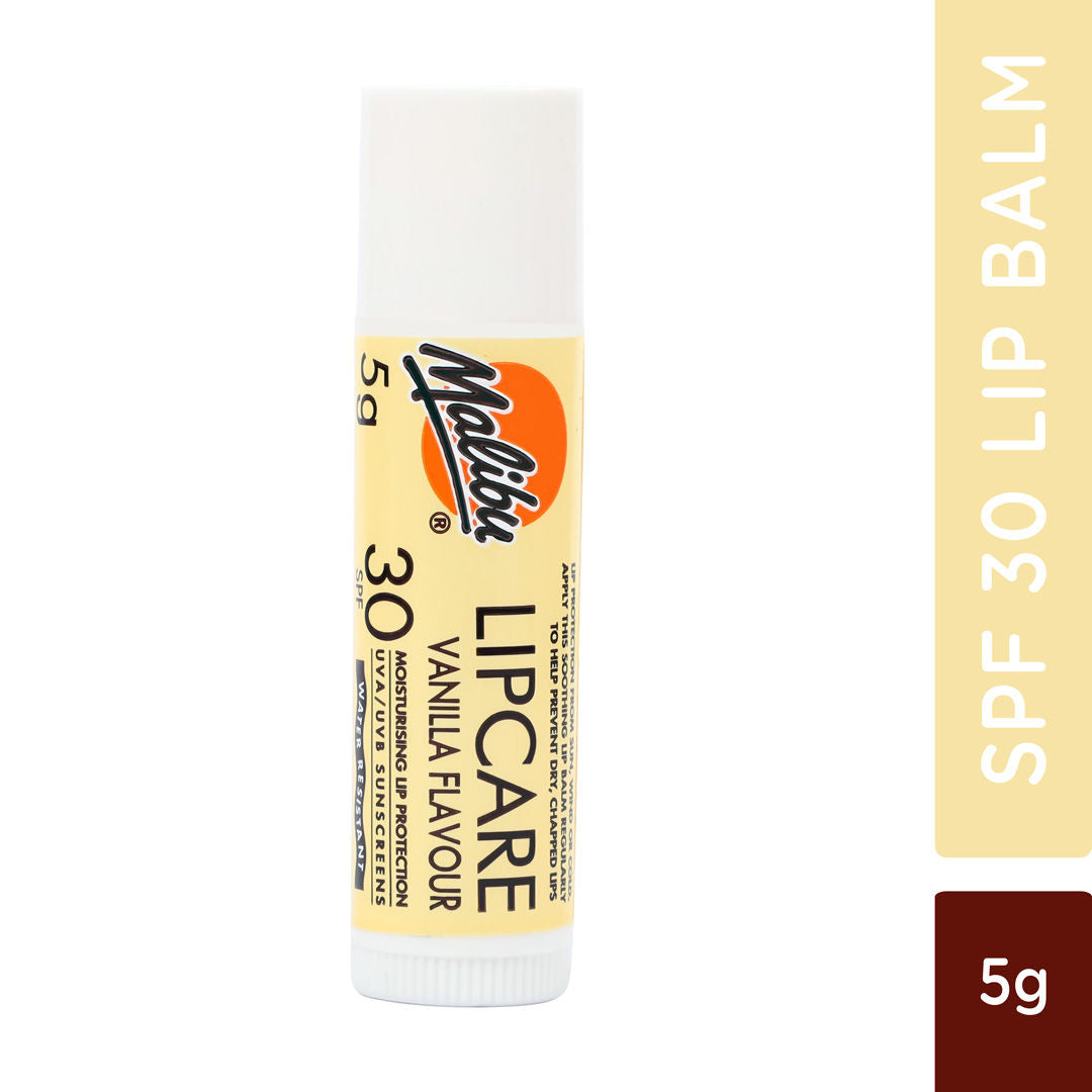 Malibu 30 SPF Lip Care Balm (Vanilla) 5g Malibu