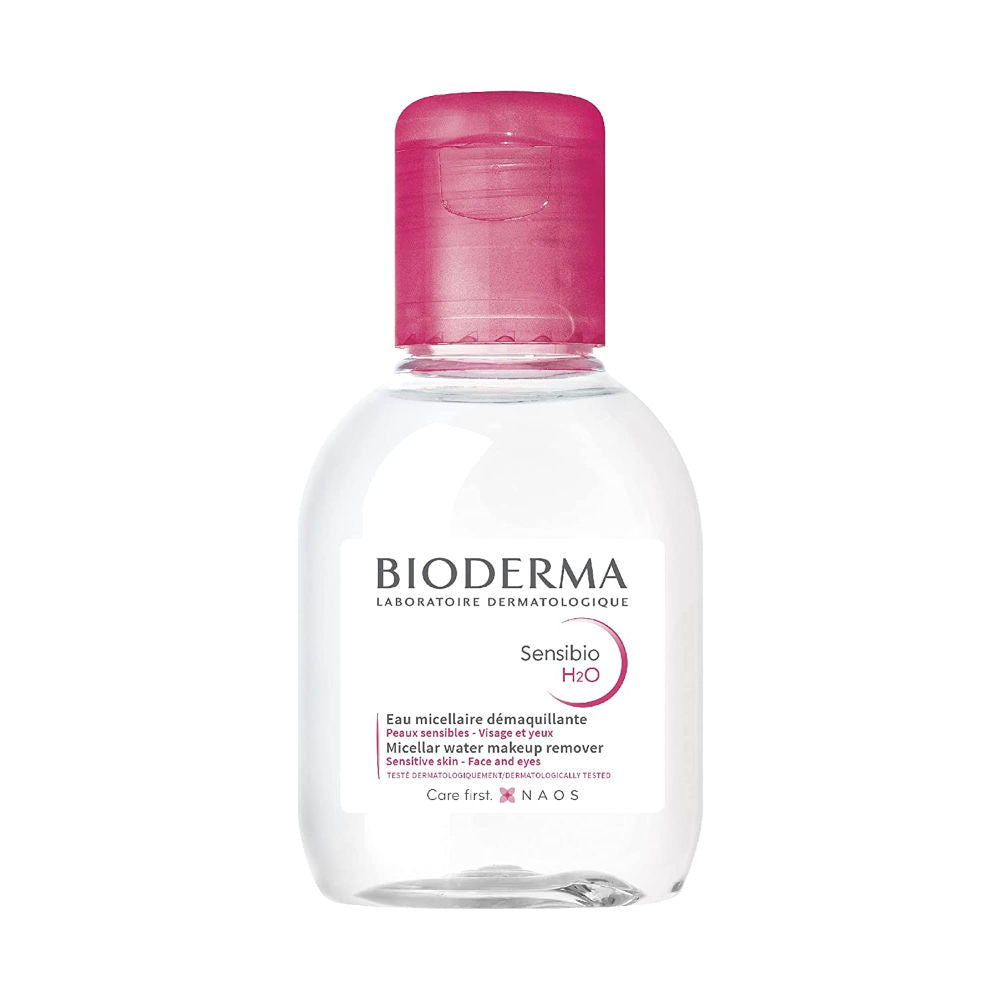 Bioderma Sensibio H2O Daily Soothing Cleanser, Make up Pollution & Impurities Remover Face Eyes Sensitive skin, 100ml Bioderma