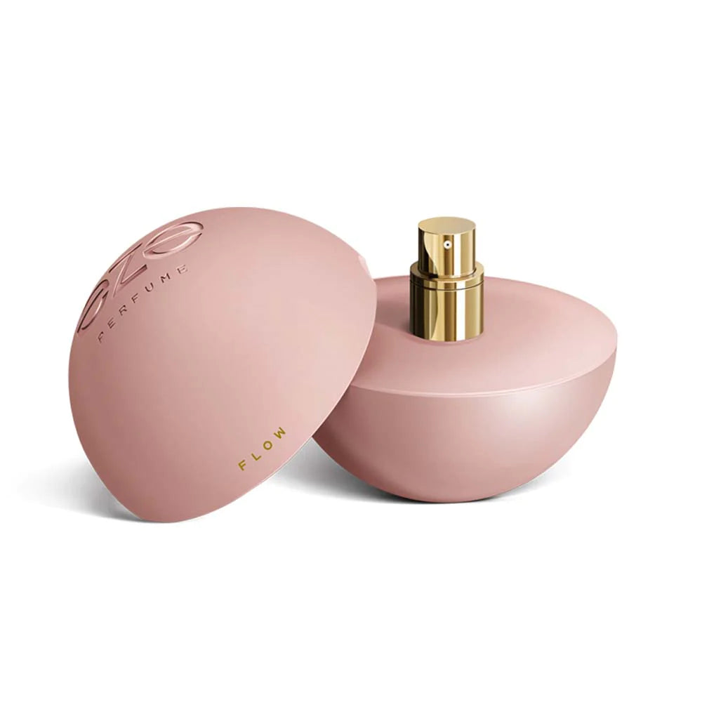 Eze FLOW Eau de Parfum for Women 75ML | Long-Lasting Luxury Perfume | Elegant Peach, Freesia & Rose | Warm Sandalwood, Musk & Vanilla Base | Premium Floral & Woody Fragrance | Captivating Scent | EDP eze