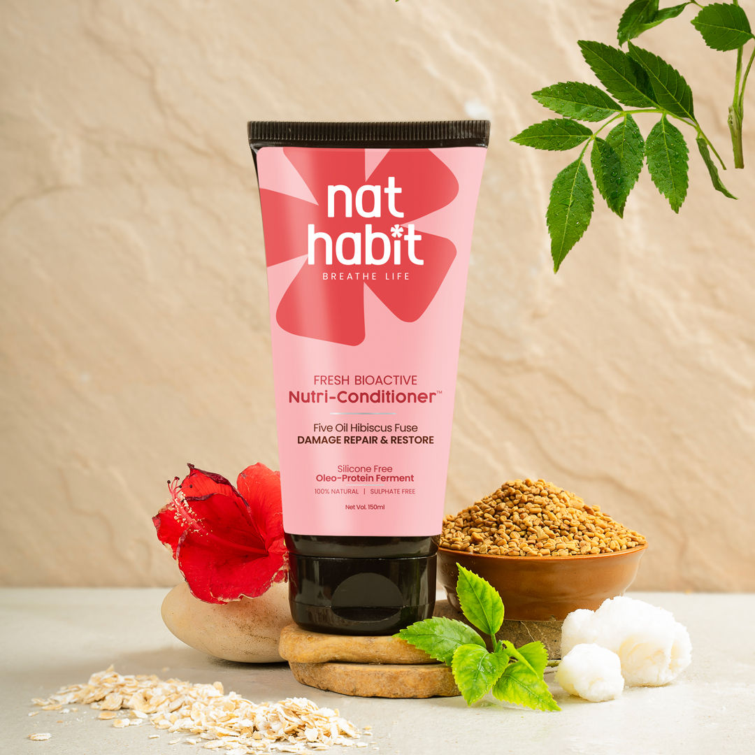 Nat Habit Five Oil Hibiscus Nutri-Conditioner 60ml Nat Habitat