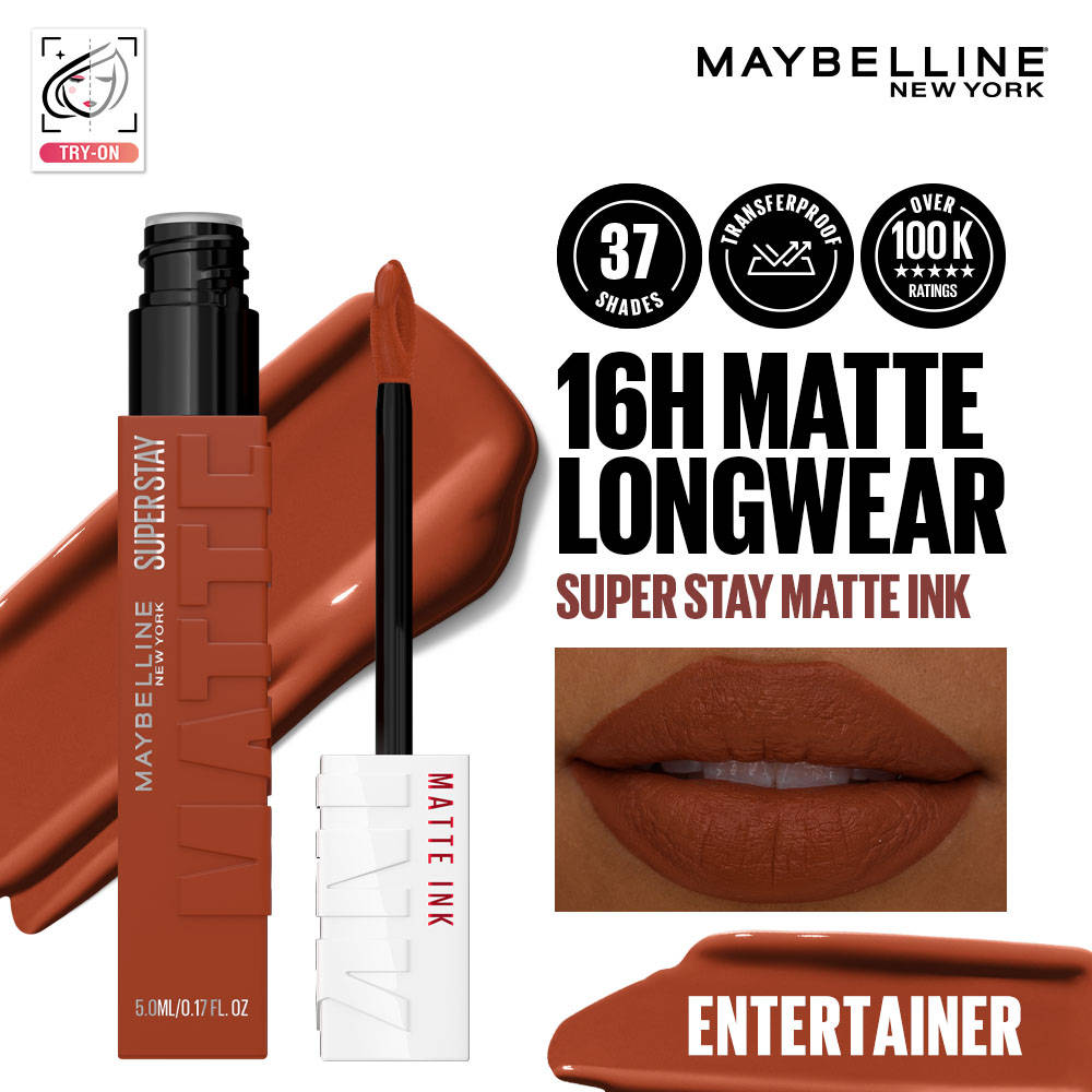 Maybelline New York Super Stay Matte Ink Liquid Lipstick, Lasts Up to 16 Hours Maybelline