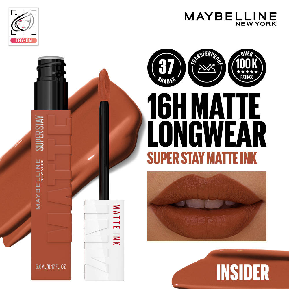 Maybelline New York Super Stay Matte Ink Liquid Lipstick, Lasts Up to 16 Hours Maybelline