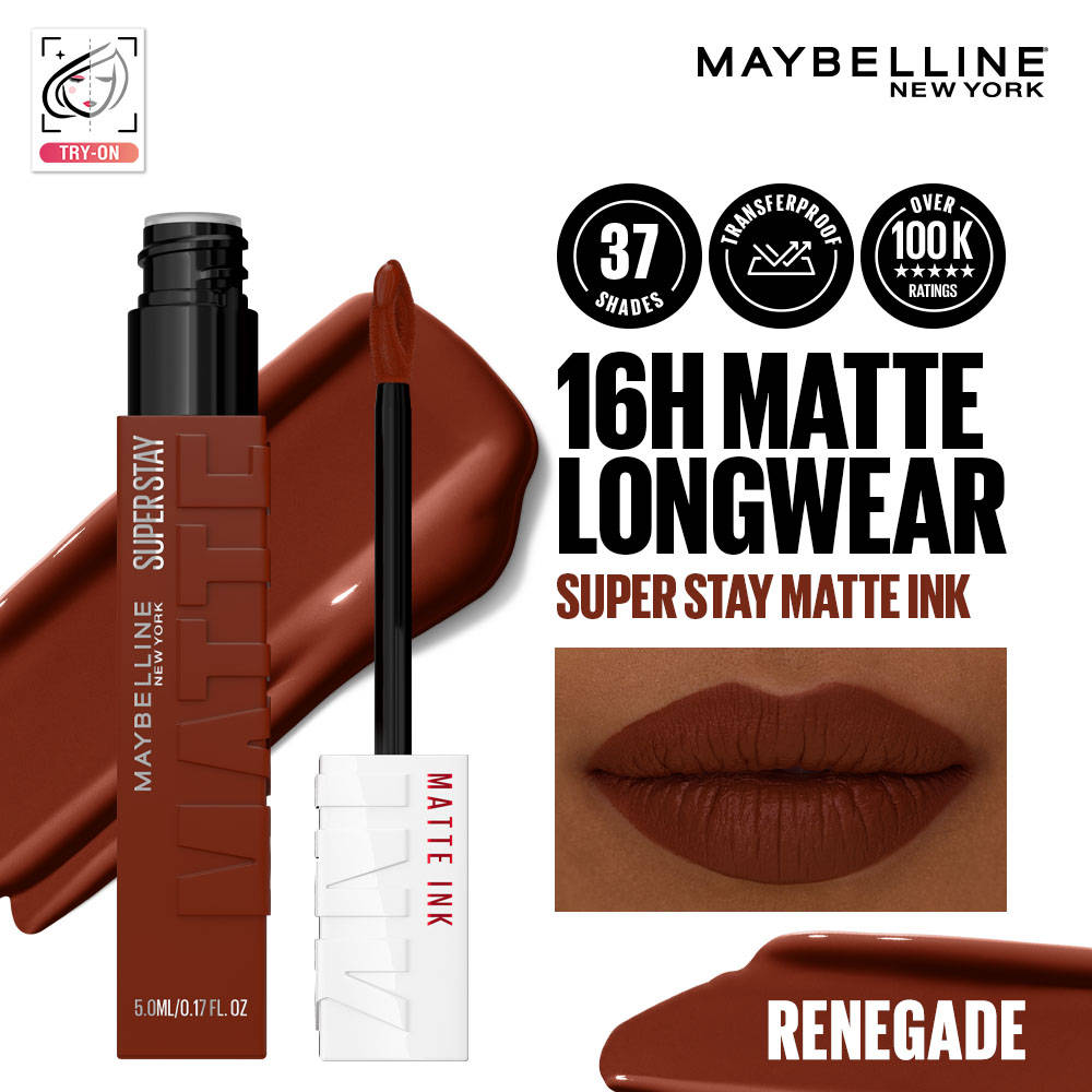 Maybelline New York Super Stay Matte Ink Liquid Lipstick, Lasts Up to 16 Hours Maybelline