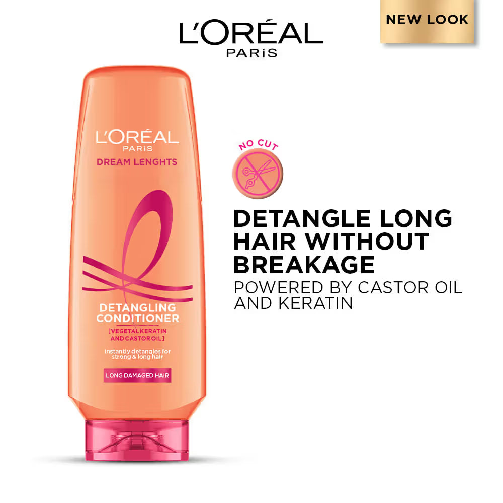 L'Oreal Paris Dream Lengths Detangling Conditioner For Long Damaged Hair 175ml Loreal Paris