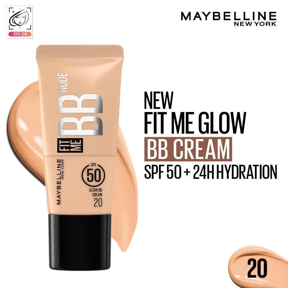 Maybelline New York Fit Me Glow BB Skin Tint, SPF 50, Niacinamide Maybelline