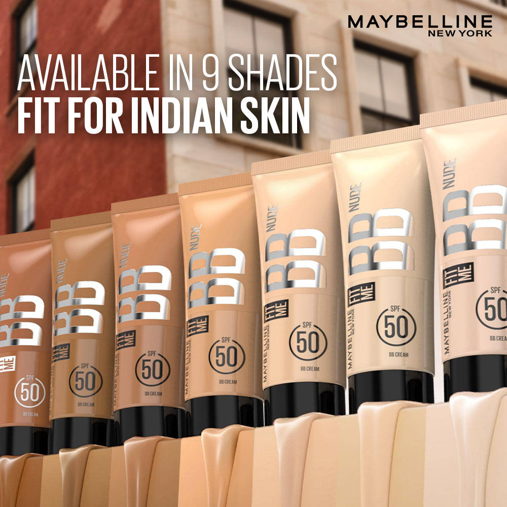 Maybelline New York Fit Me Glow BB Skin Tint, SPF 50, Niacinamide Maybelline