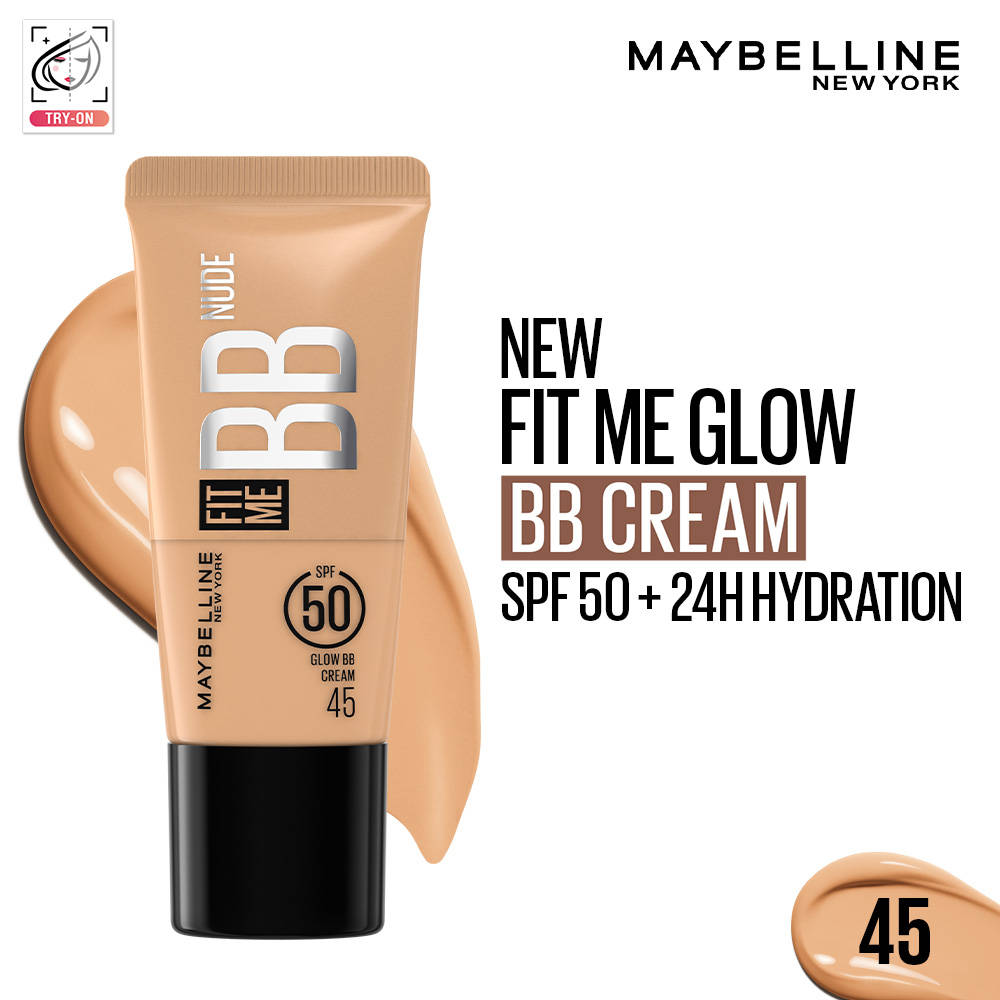 Maybelline New York Fit Me Glow BB Skin Tint, SPF 50, Niacinamide Maybelline