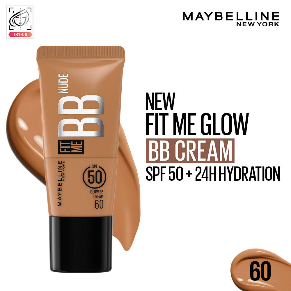 Maybelline New York Fit Me Glow BB Skin Tint, SPF 50, Niacinamide Maybelline
