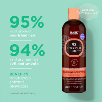 Hask Coconut Oil Nourishing Conditioner 355ml Hask