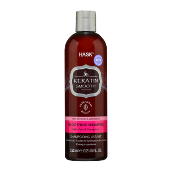 Hask Keratin Smooth Smoothing Shampoo 355ml Hask