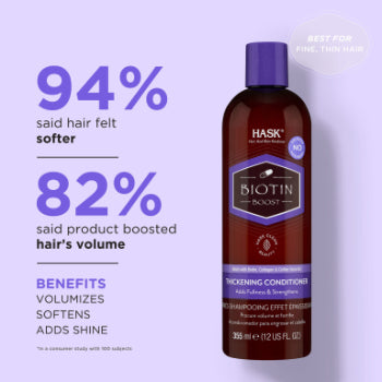 Hask Biotin Boost Thickening Conditioner 355ml Hask