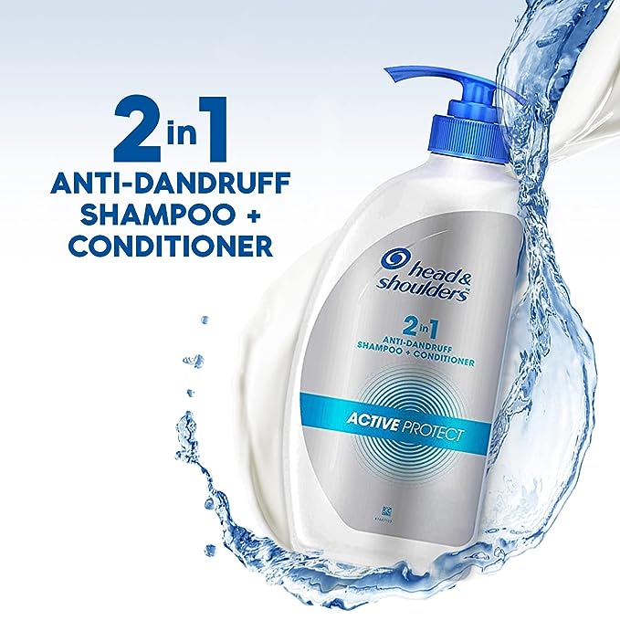 HEAD&SOULDER Active Protect 2 in 1 Anti- Dandruff Shampoo + Conditioner 650 ml Head & Shoulder