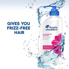 HEAD & SHOULDERS Anti - Dandruff Smooth & Silky Shampoo Smooth Hair From Root To Tip 650 ml Head & Shoulder