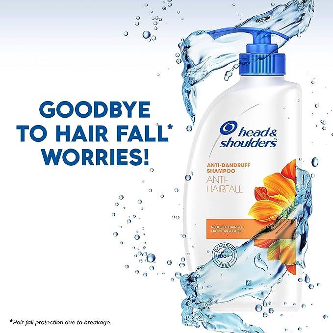 HEAD & SHOULDERS Anti- Dandruff Shampoo Hairfall Reduce From Breakage 650 ml Beauty Bumble