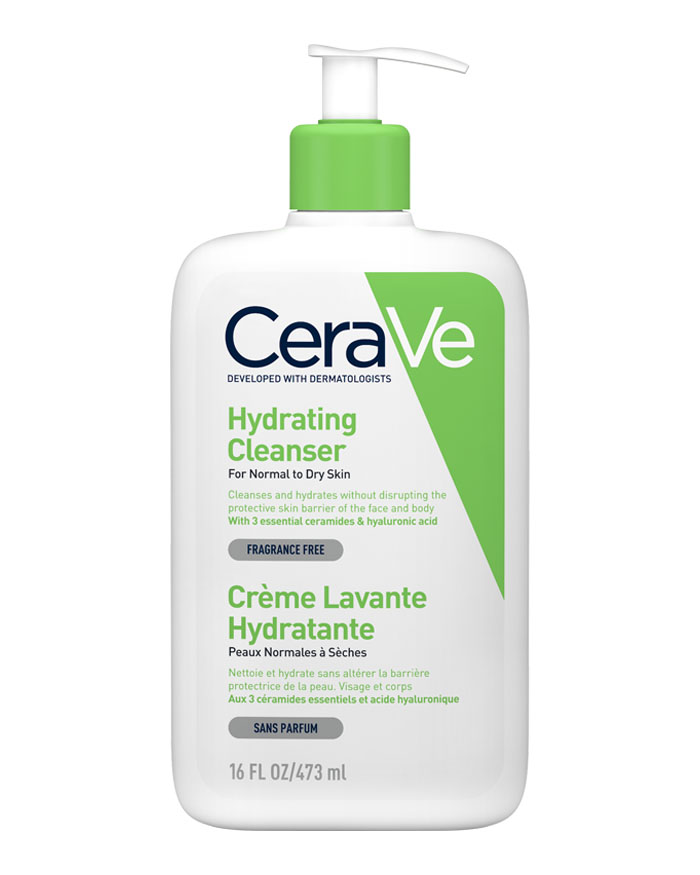 CeraVe Hydrating Cleanser For Normal to Dry Skin (473ml) CeraVe