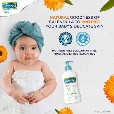 Cetaphil Baby Daily Lotion With Organic Calendula 400Ml Cetaphil
