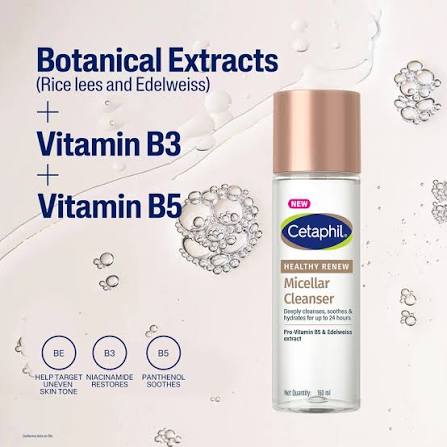Cetaphil Healthy Renew Micellar Cleansing Water 160ML Cetaphil