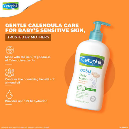 Cetaphil Baby Daily Lotion With Organic Calendula 400Ml Cetaphil