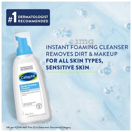 Cetaphil Gentle Foaming Cleanser 236Ml Cetaphil