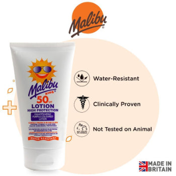Malibu High Protection 50 SPF Lotion 150ml Malibu