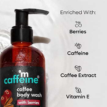 mCaffeine Coffee Body Wash With Berries 200ml mCaffeine